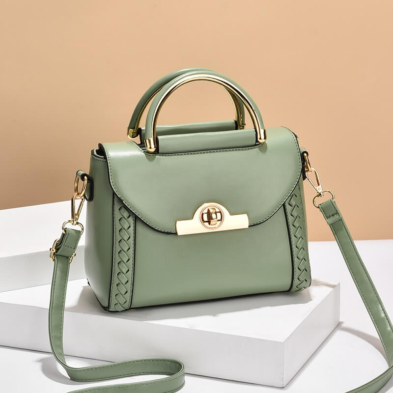 Elegant Buckle Handbag - Alicia