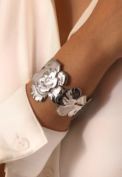 Floral Cuff Bracelet - Lilika