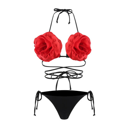 Brazilian 3D Flower Bikini - Eve