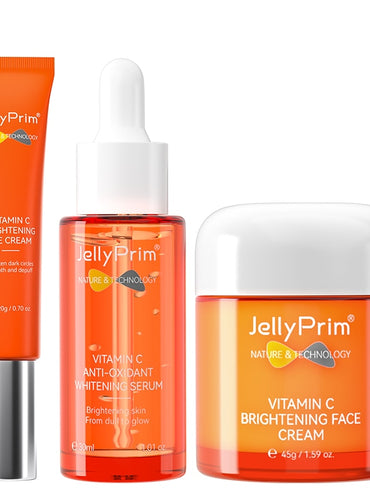 Full Skin Whitening Moisturizing Set - Jelly Vitamin C - Buy Today And Get Our Exclusive Vit C Cleanser FREE