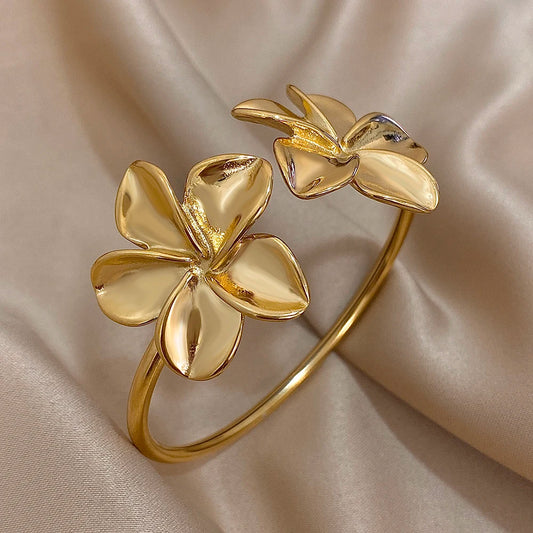 Flower Cuff Bracelet - Ethel