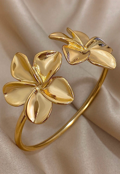 Flower Cuff Bracelet - Ethel