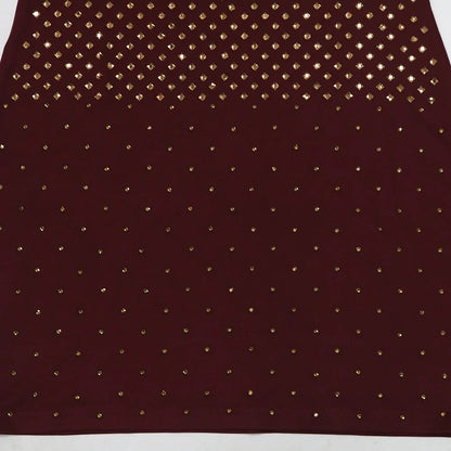 Off Shoulder Rhinestone Dress - Brenda