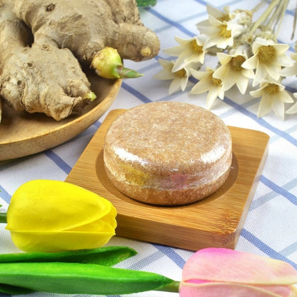 La barra de champú original vegana y natural para el tratamiento del cabello - Jengibre orgánico