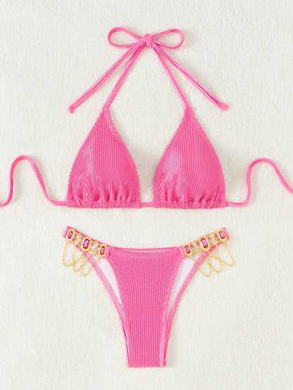 Luxury Rhinestones Bikinis Sets - Jessica