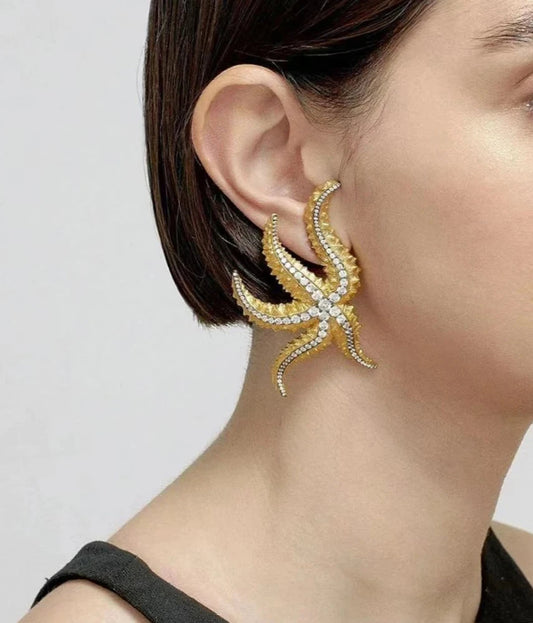 Moving Starfish Earring - Linna