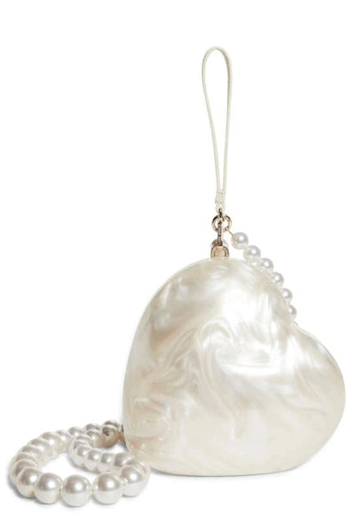 Pearl Heart Bag - Glicia