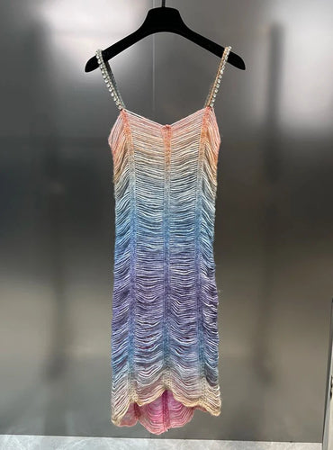 Gradient Color Sling Dress - Ginna
