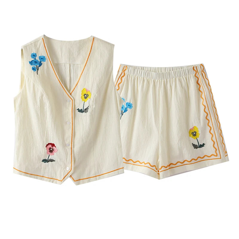 Embroidery Flower Set - Emilia