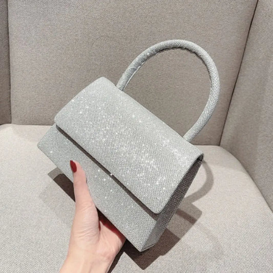 Silver Evening Bag - Glenda