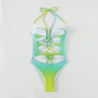 Sexy Gradient Swimsuit - Ninna