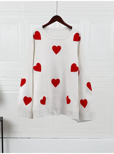 Embroidery Knitting Sweaters - Love