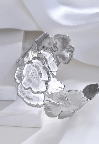 Floral Cuff Bracelet - Lilika