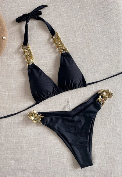 Chain Detail Bikini - Becky