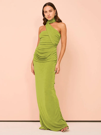 Halter Backless Maxi Dress - Sharma