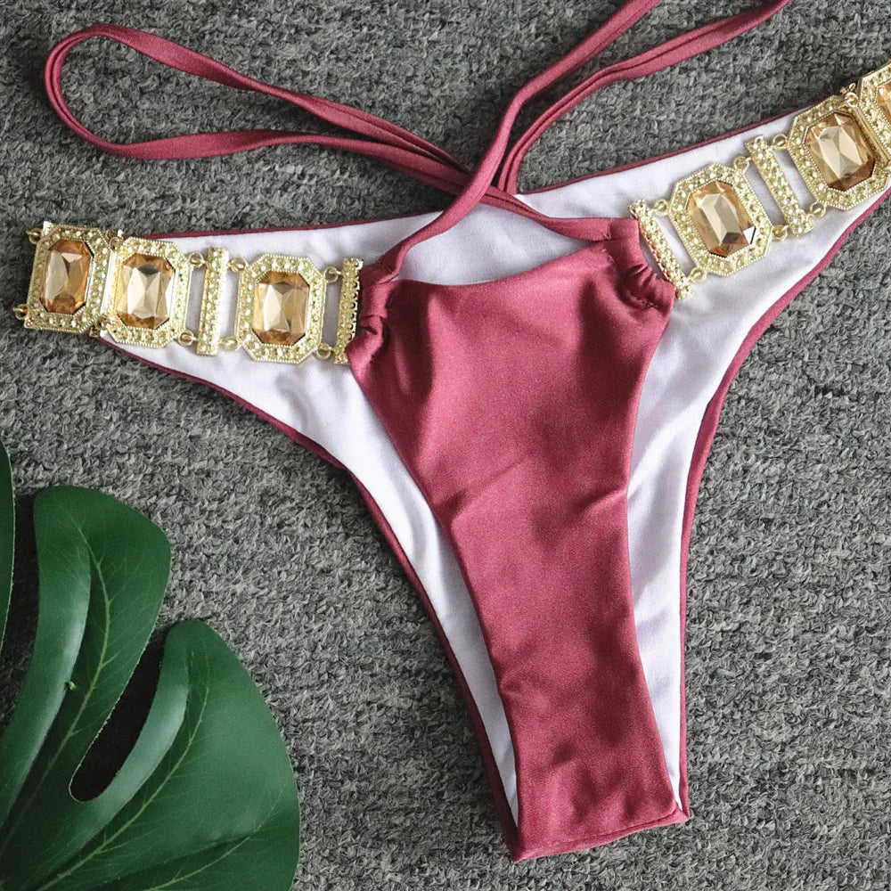 Rhinestone Luxury Bikini - Nuria