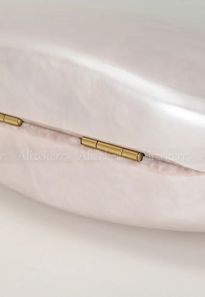 Oval Pearl Shaped Clutch - Kory