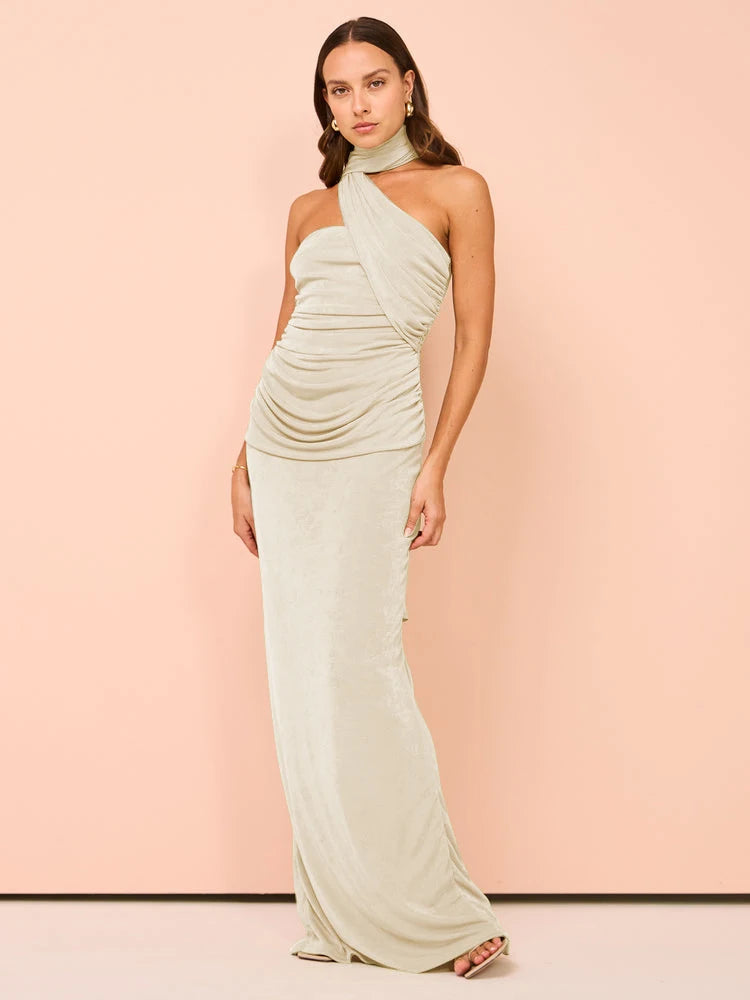 Halter Backless Maxi Dress - Sharma