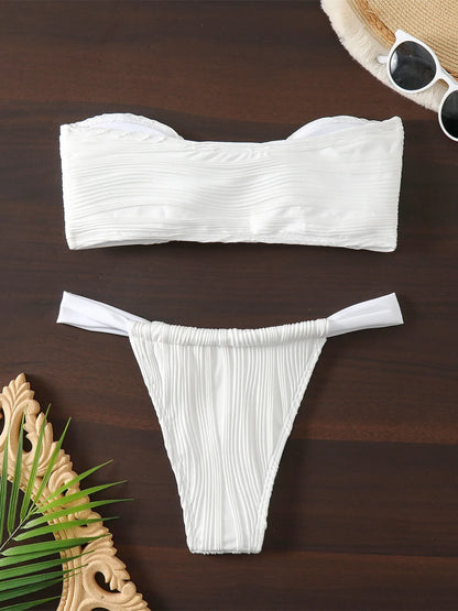 Ribbed Bikini Set - Alba