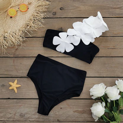 Flower Bandeau Bikini - Evanthe