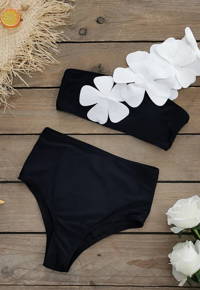 Flower Bandeau Bikini - Evanthe