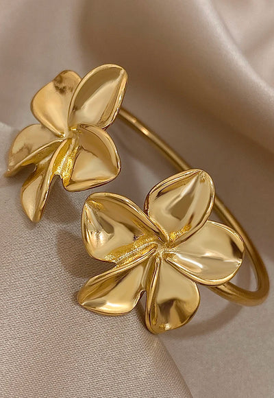 Flower Cuff Bracelet - Ethel