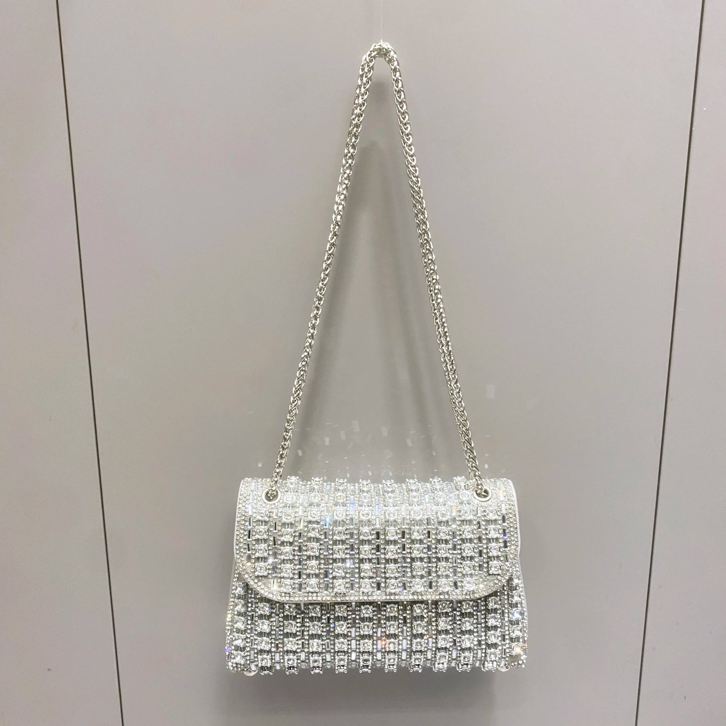 Rhinestones Evening clutch Bag - Leonor