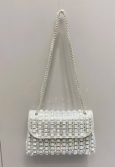 Rhinestones Evening clutch Bag - Leonor