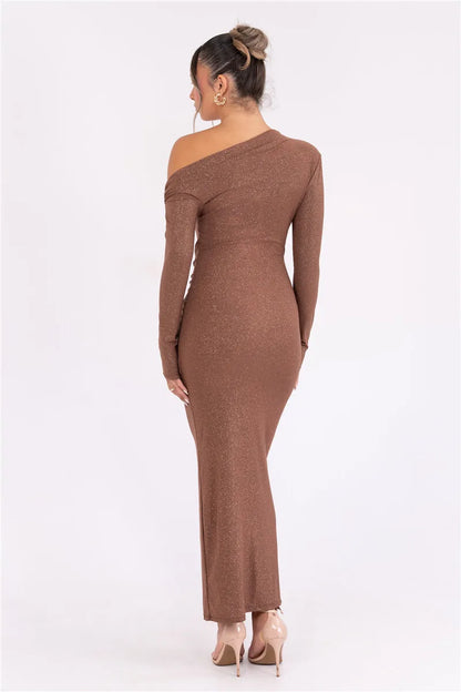 Sparkle Long Sleeve Bodycon Dress - Tayla