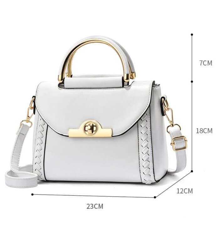 Elegant Buckle Handbag - Alicia