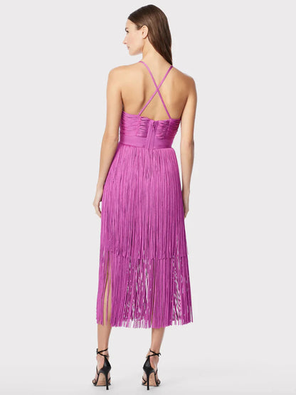 Spaghetti Strap Tassel Dress - Sansa