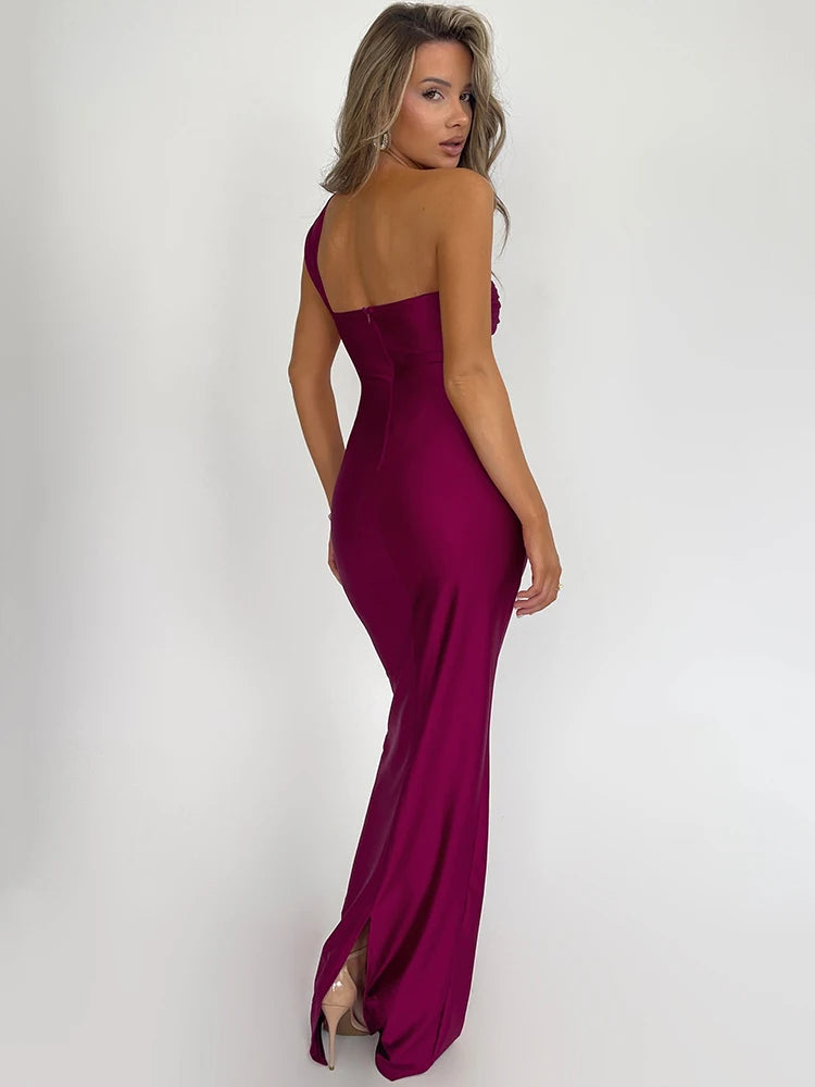 One Shoulder Sleeveless Bodycon Dress - Shantal