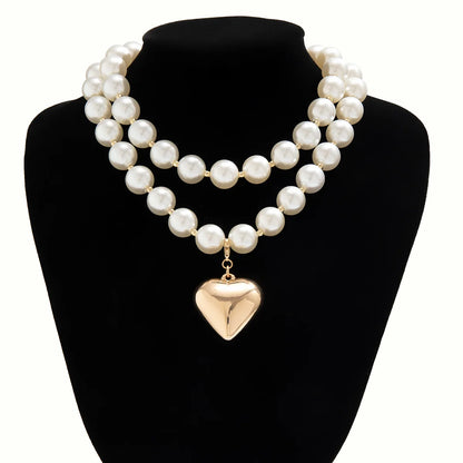 Big Pearl Pendent Choker - Giorgina