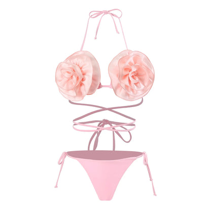 Brazilian 3D Flower Bikini - Eve