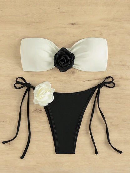 3D Floral Bikini Set - Krisna