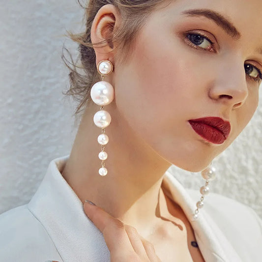 Pearl Drop Earring - Kory