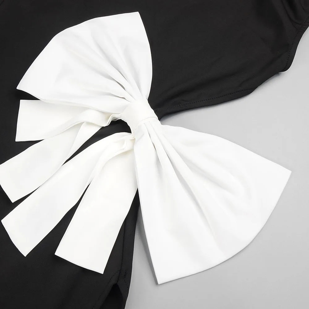 Long Sleeve Bow Tie Dress - Kilian