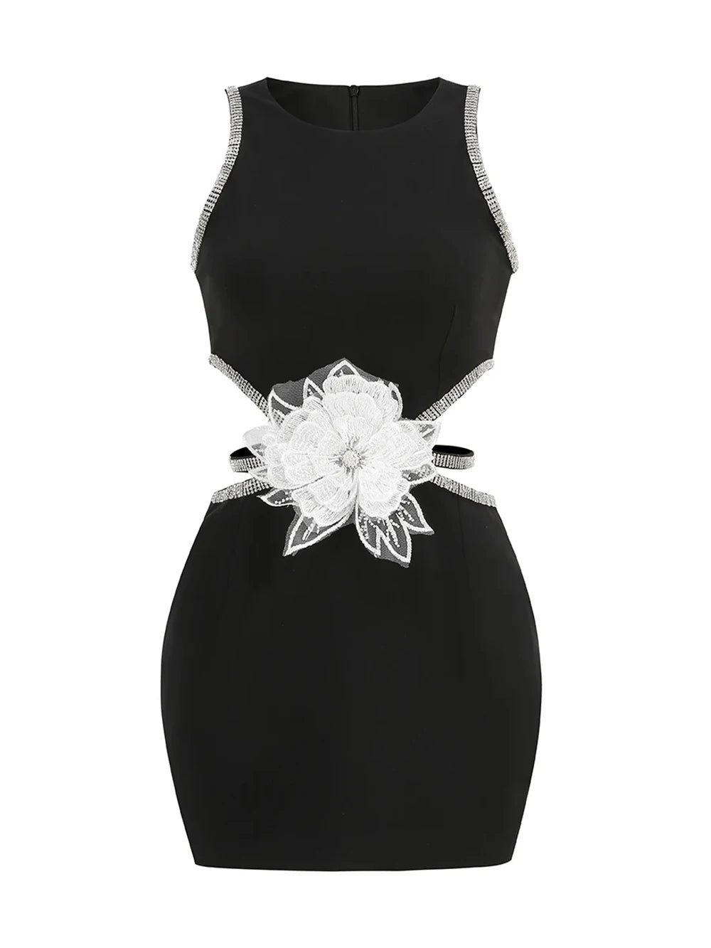 Flower Cut Out Dress - Jaelena