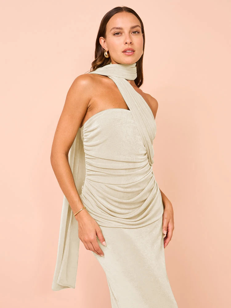 Halter Backless Maxi Dress - Sharma