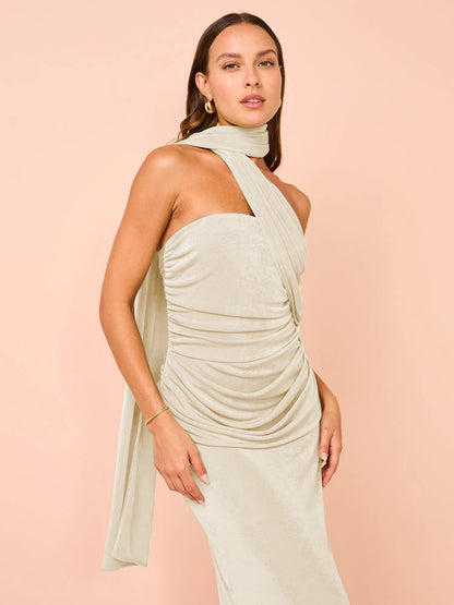 Halter Backless Maxi Dress - Sharma