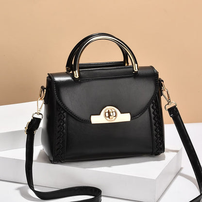 Elegant Buckle Handbag - Alicia