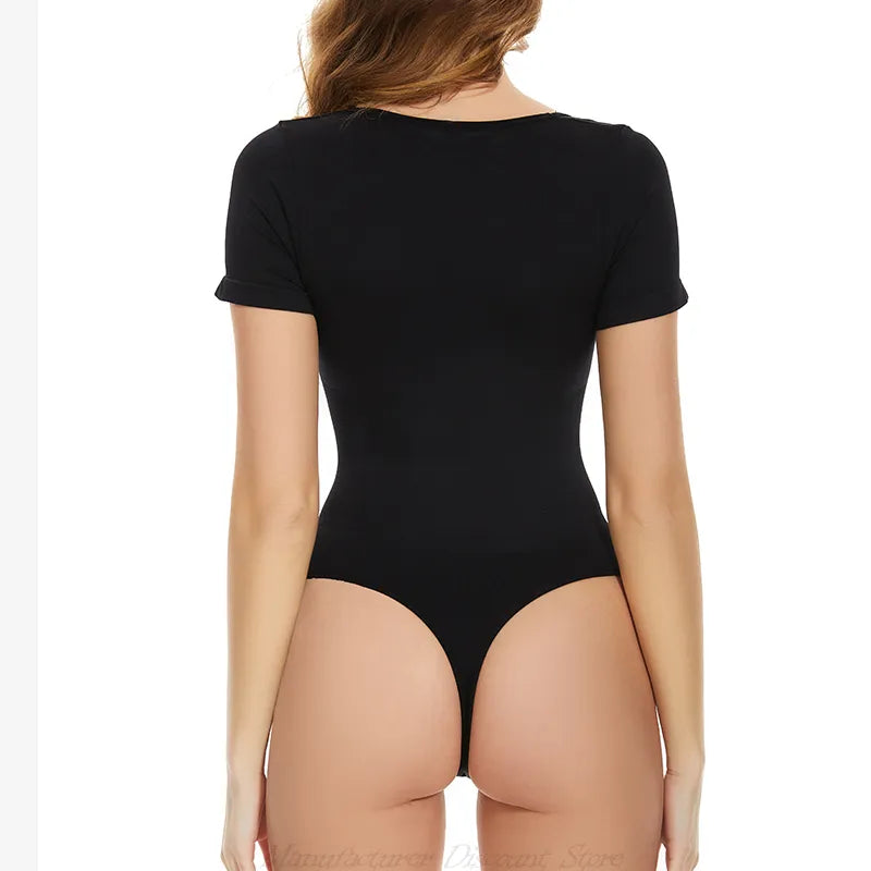 Seamless Ribbed Shaperwear Bodysuits - Dalia