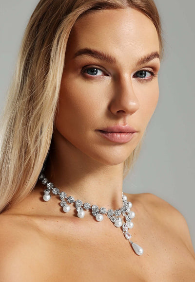 Pearl Tassel Choker - Glenda