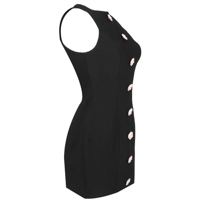 O Neck Bodycon Bandage Dress - Eloah