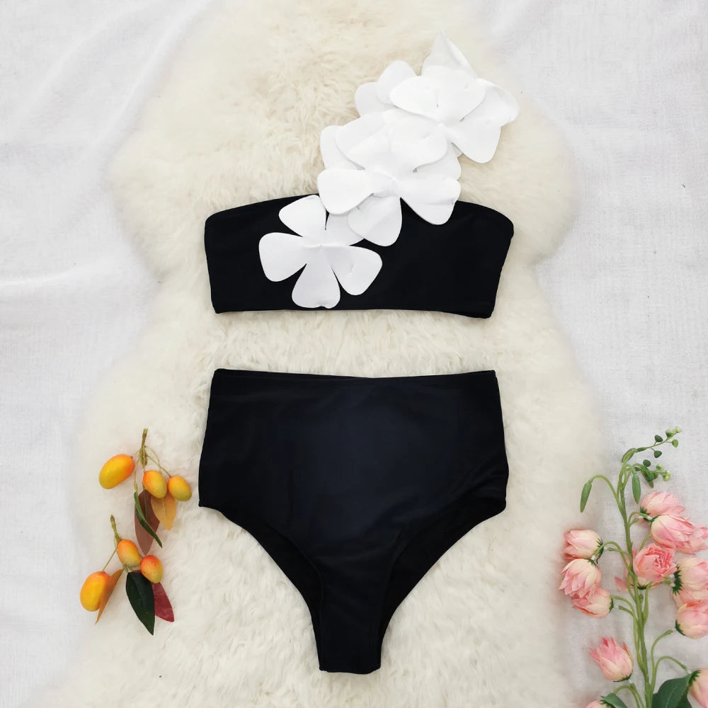 Flower Bandeau Bikini - Evanthe