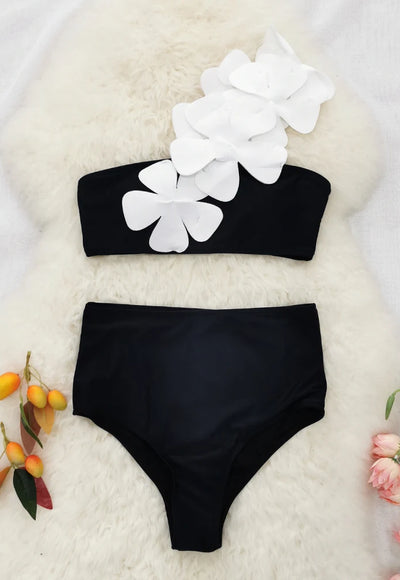 Flower Bandeau Bikini - Evanthe