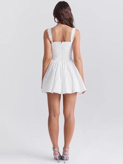 Embroidered Mini Dress - Maui