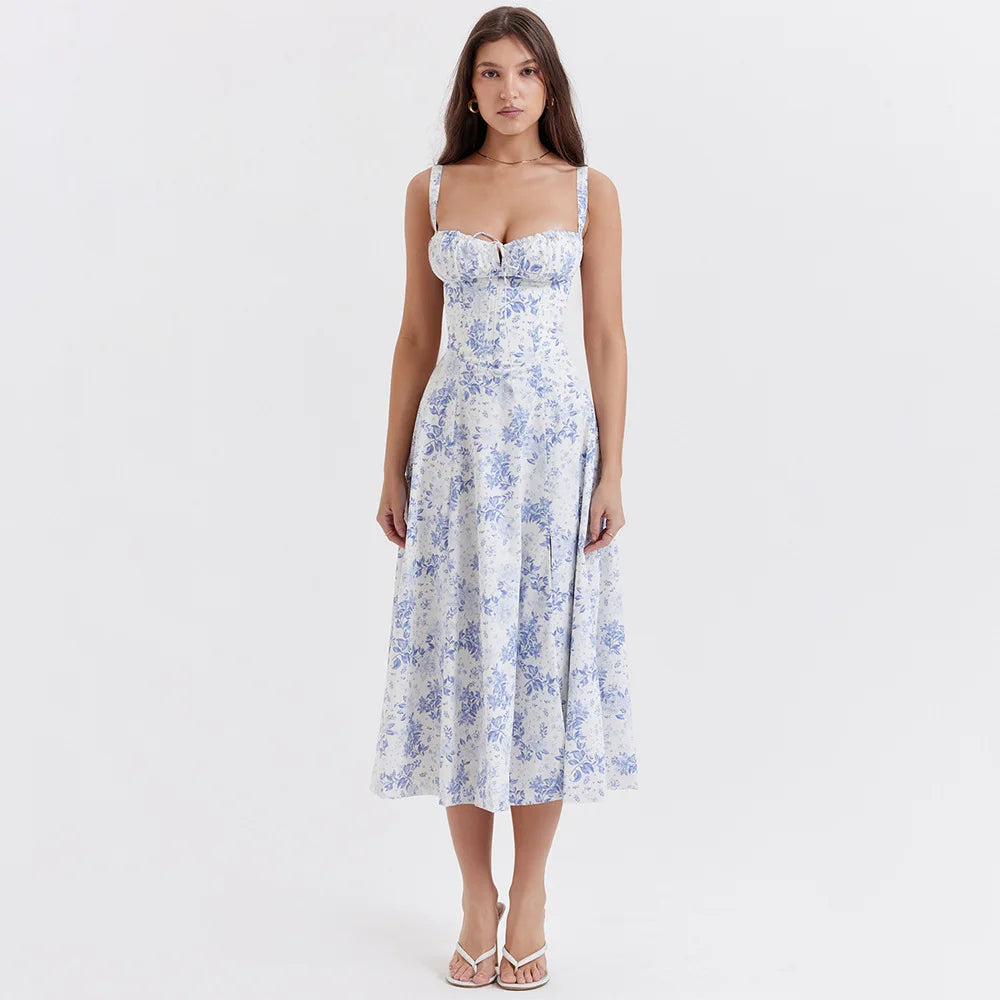 Sundress Floral Print Dress - Mayra