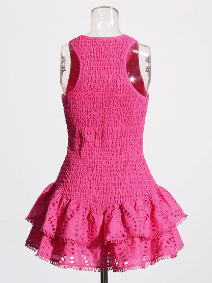 Ruffle Mini Dress - Jessica