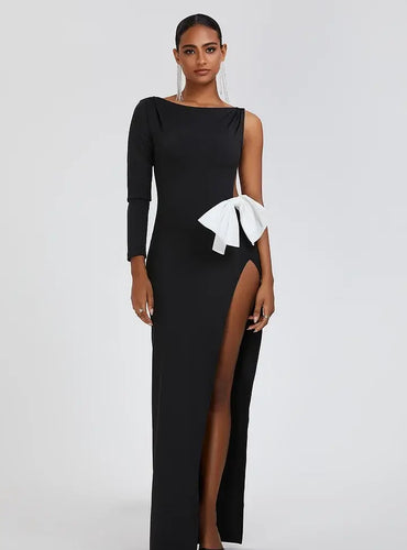 Long Sleeve Bow Tie Dress - Kilian